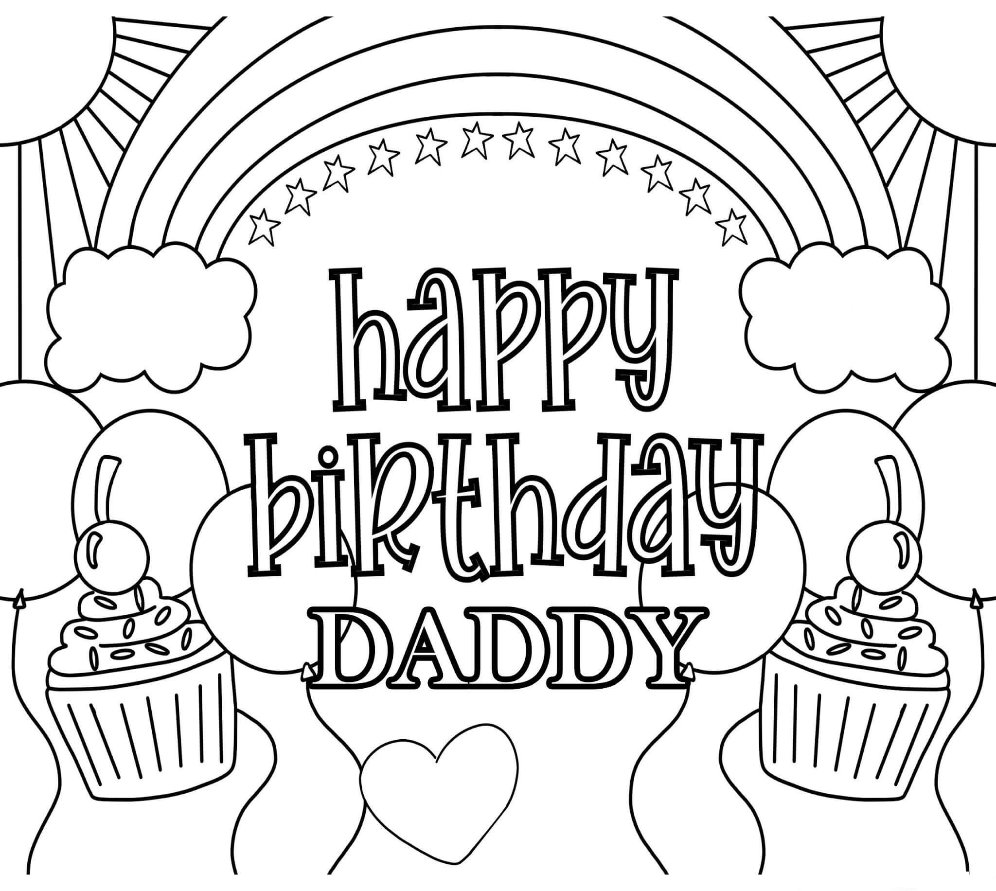 Cartel Feliz Cumpleaños Papi