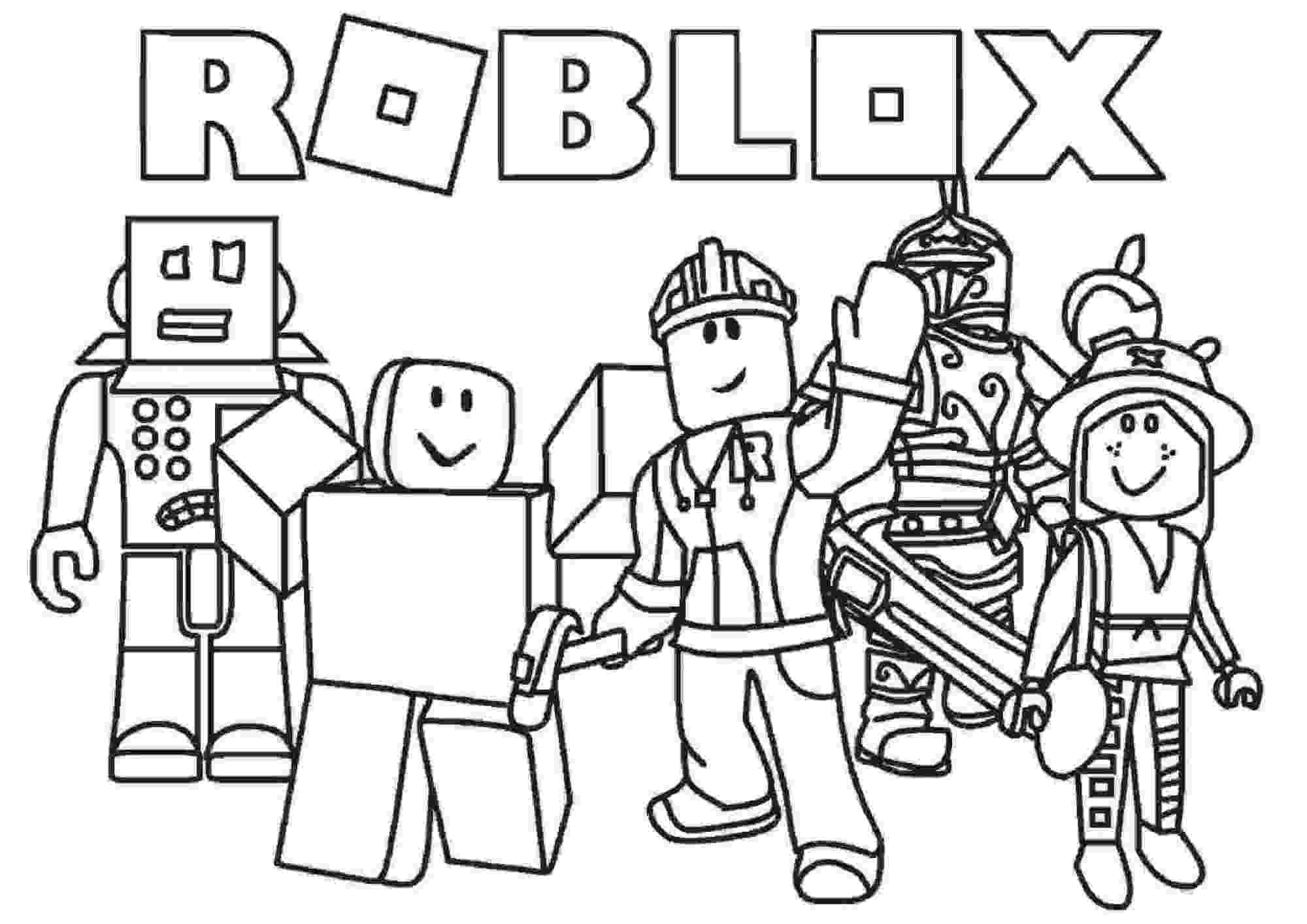 Cinco personajes de Roblox