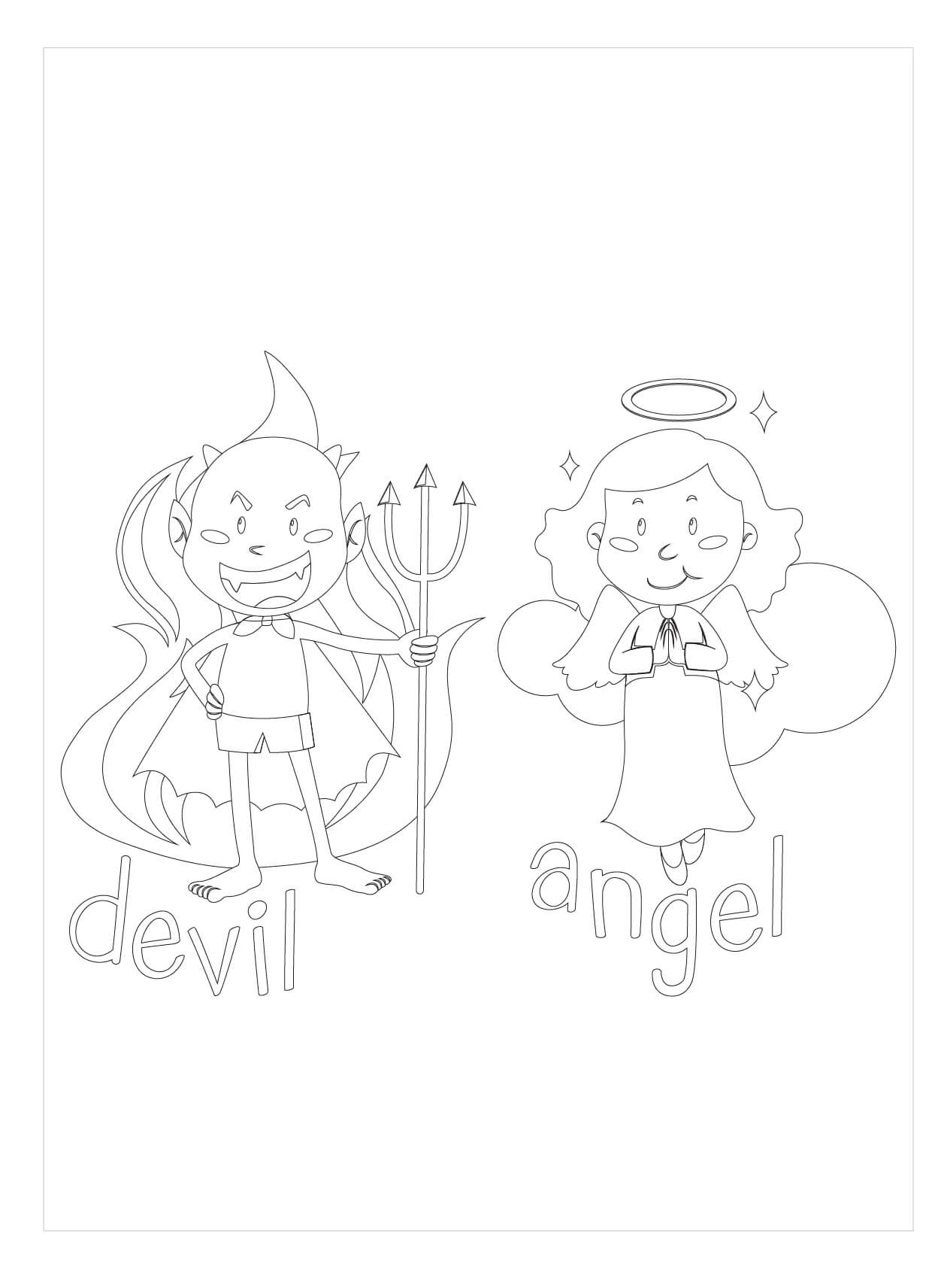Diablo y Ángel