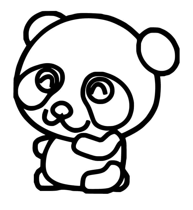 Dibujando al Pequeño Panda