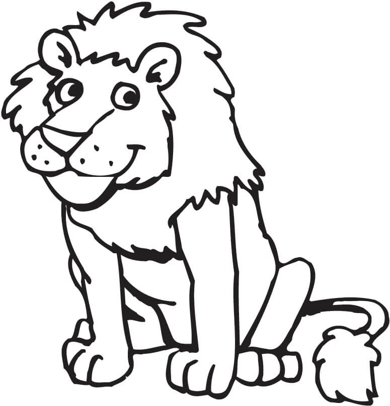 Dibujar León en el Zoológico