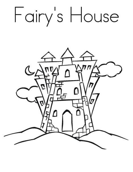 Dibujo de Casa de Hadas