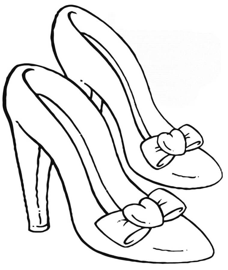 Dibujo Zapatos de Mujer