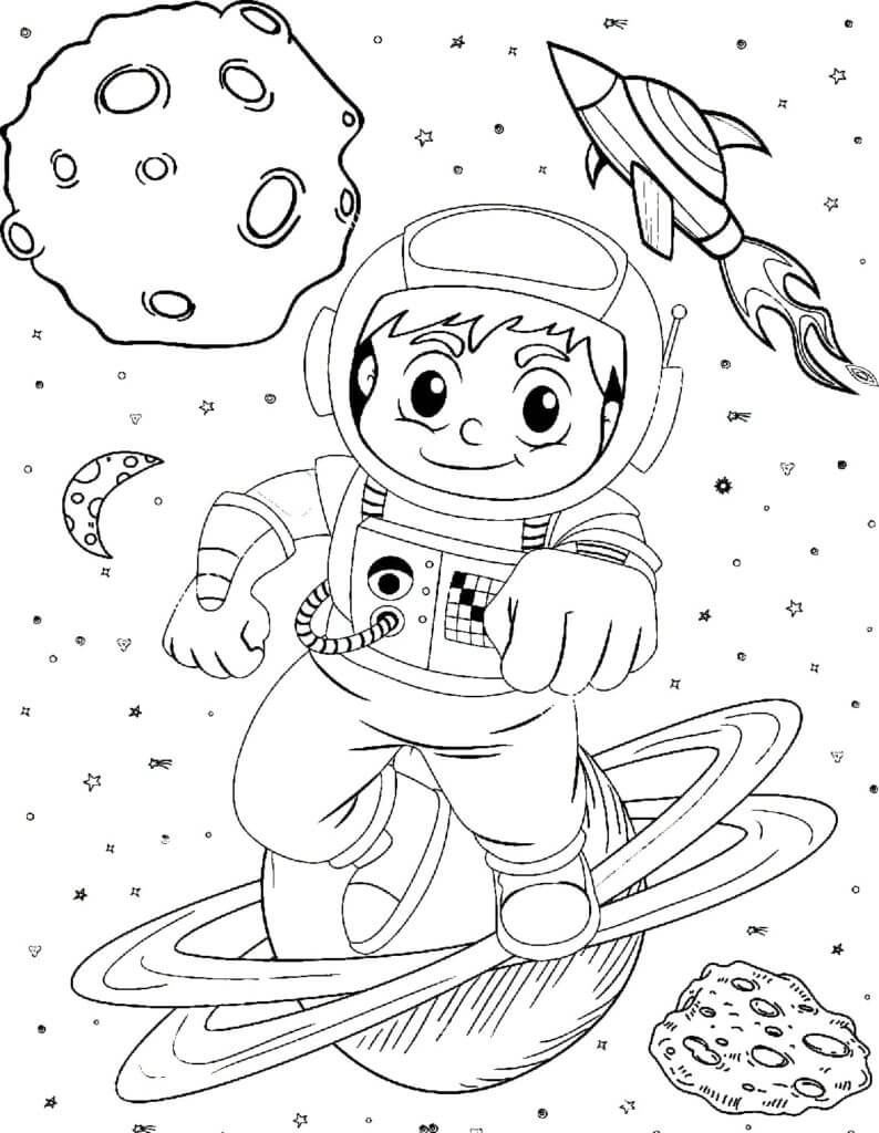 Dibujos Animados Astronauta