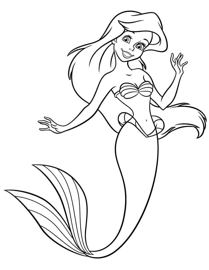 Divertida sirena Ariel