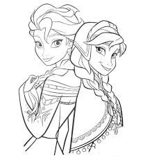 Elsa y Anna Mirando al Cielo