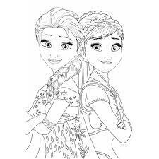 Elsa y Anna Sonriendo