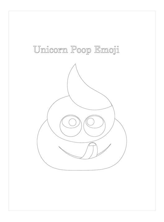 Emoji de Caca de Unicornio