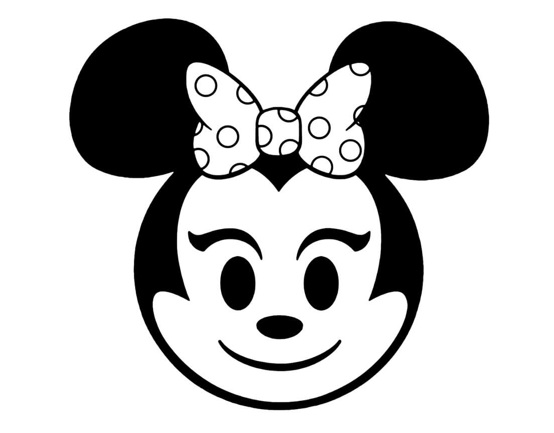 Emoji de Minnie Mouse