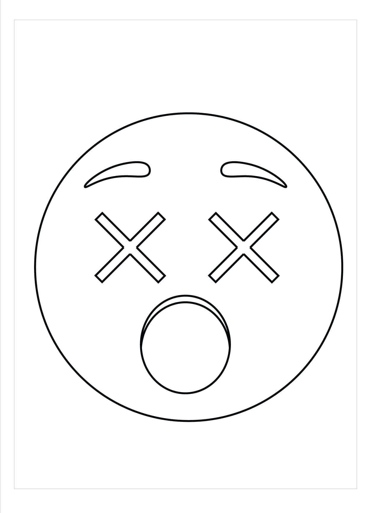 Emoji de Ojos X