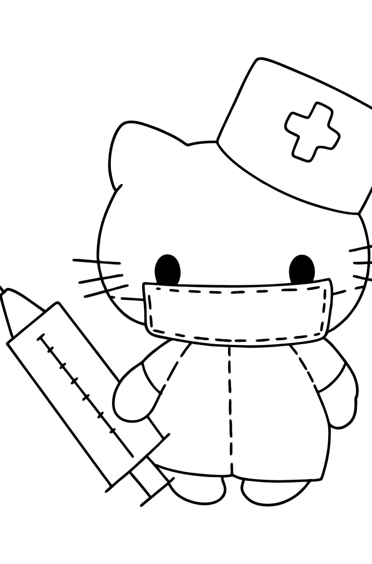 Enfermera de Hello Kitty