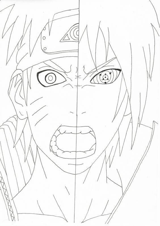 Enfréntate a Naruto con Uchiha Sasuke
