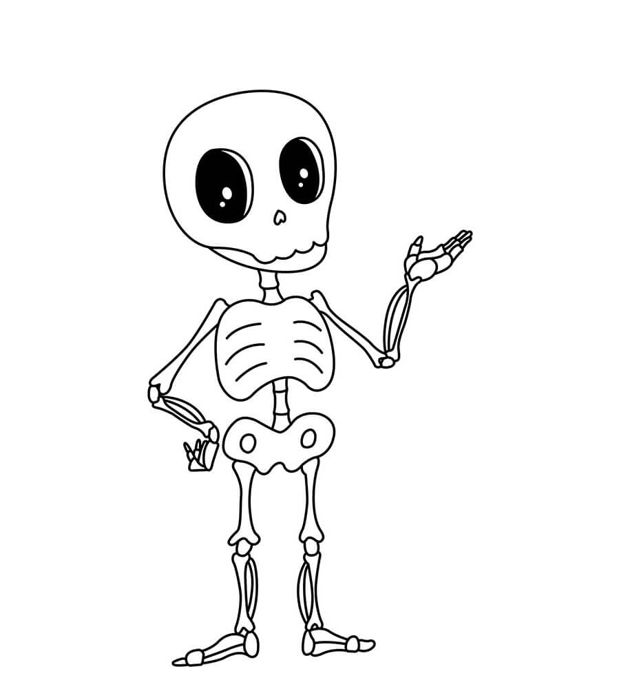 Esqueleto Chibi Lindo
