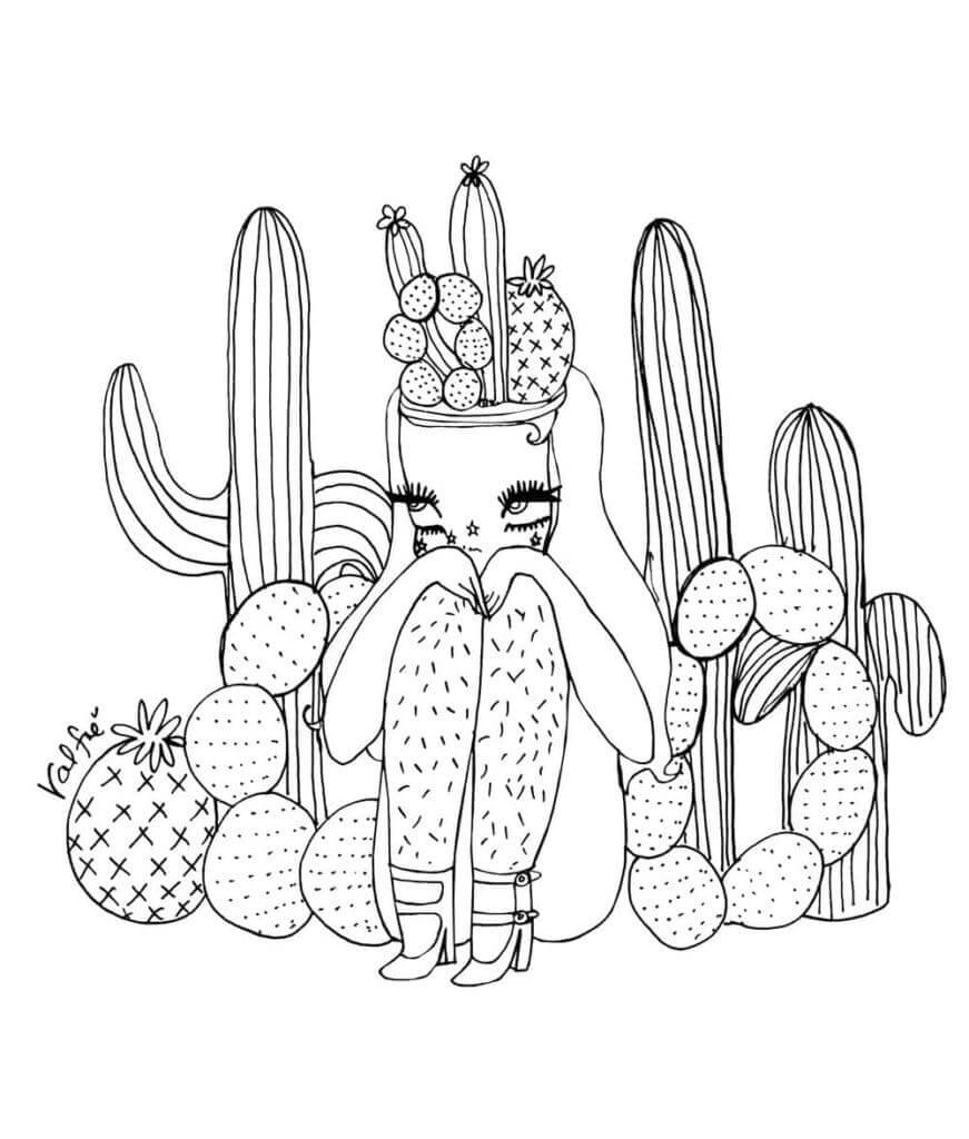 Estética de Niña y Cactus
