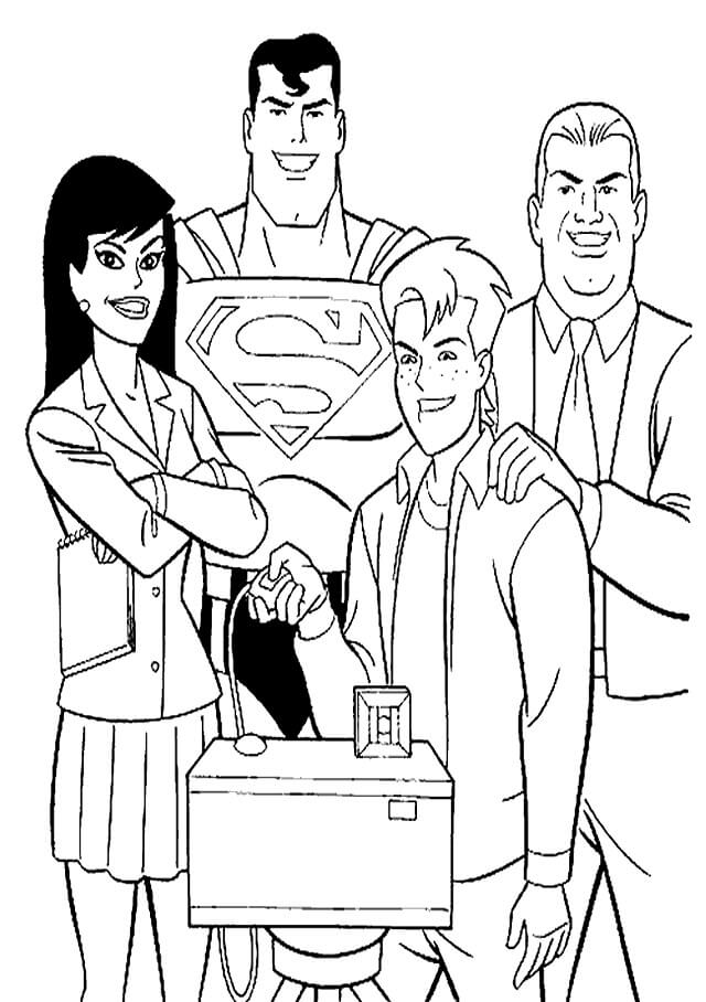 Feliz Superman y Amigos