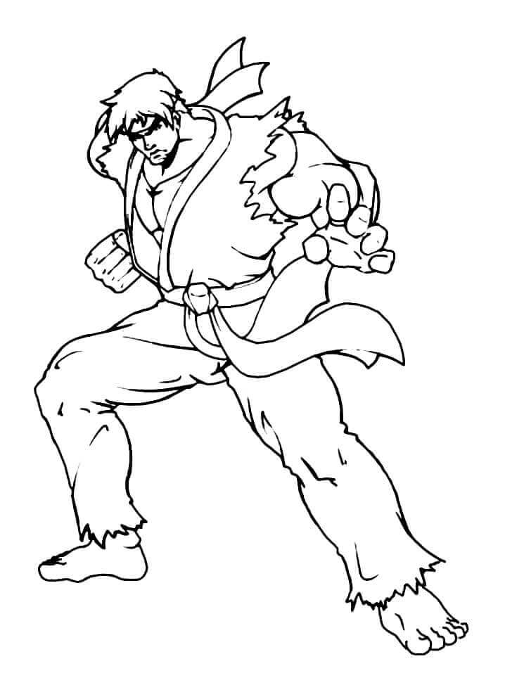 Genial Lucha de Ryu