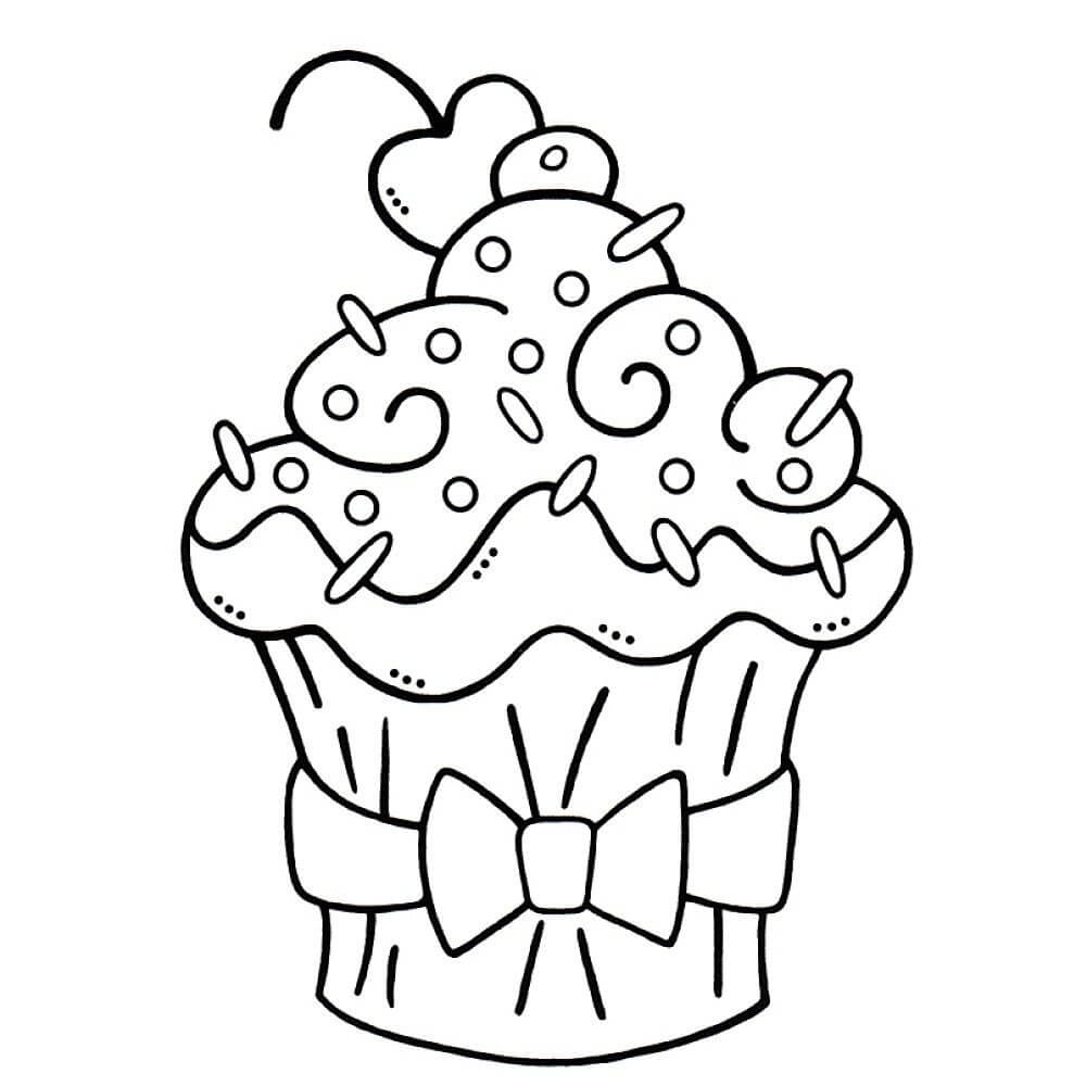 Hermoso Cupcake con Cereza