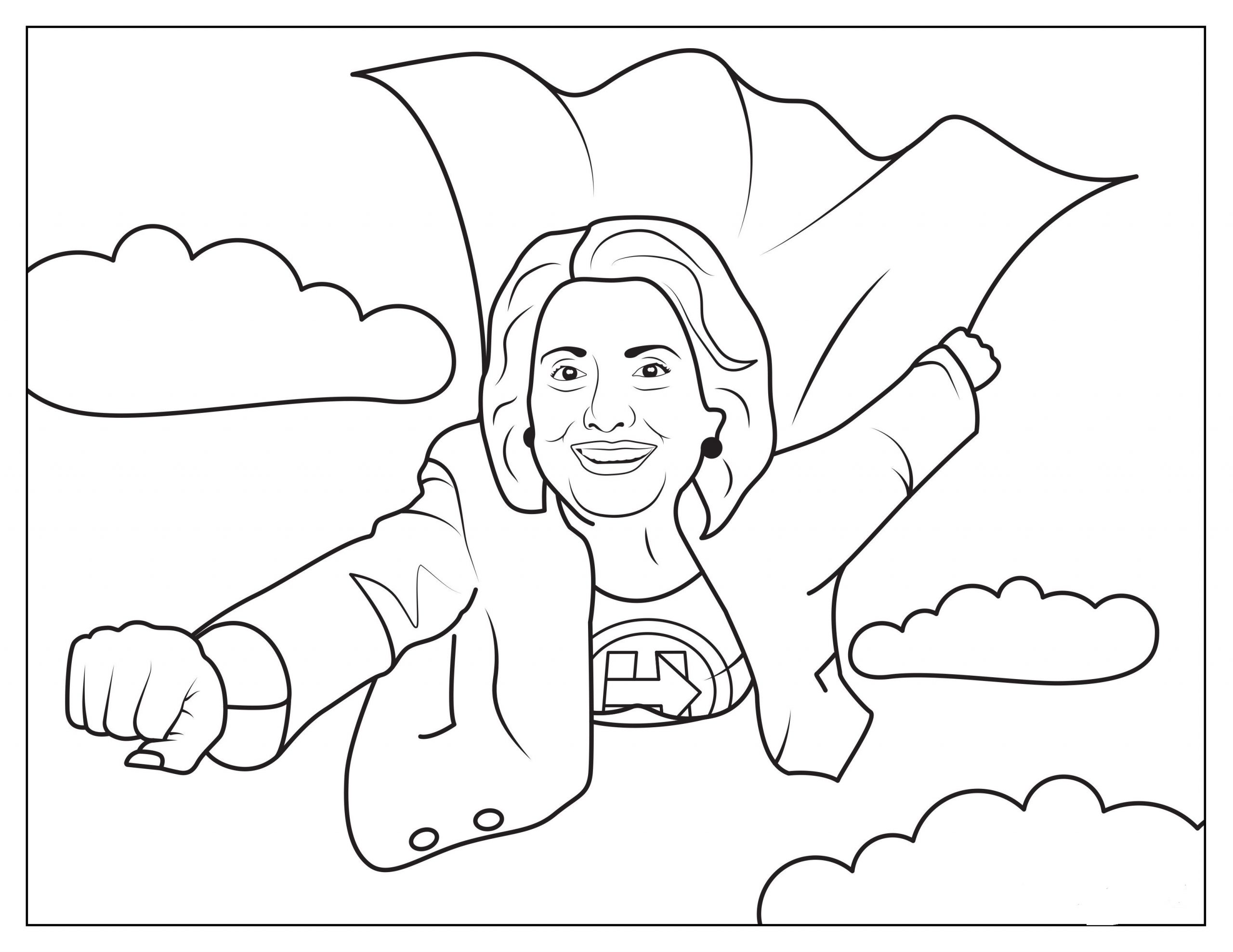 Hillary Clinton Volando