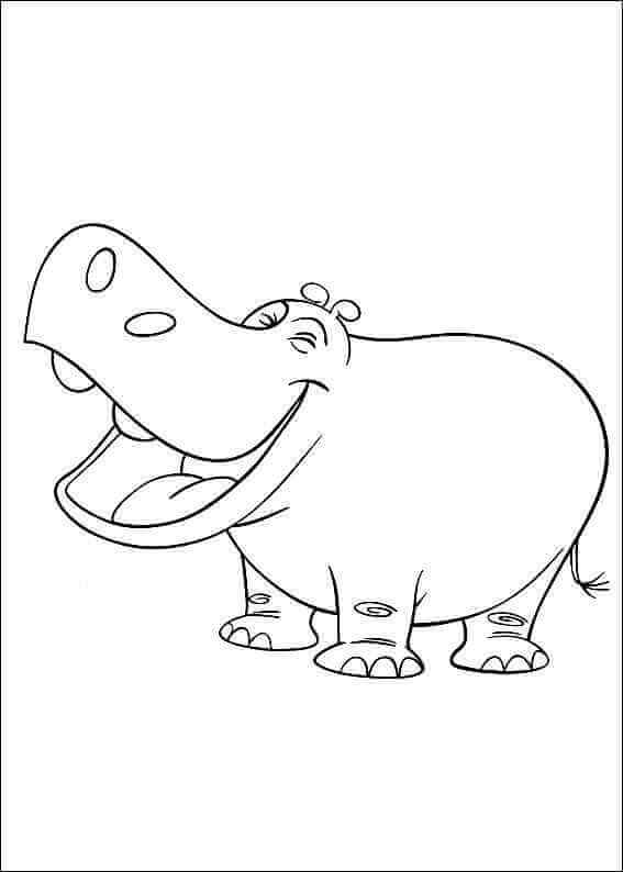 Hipopótamo Riendo