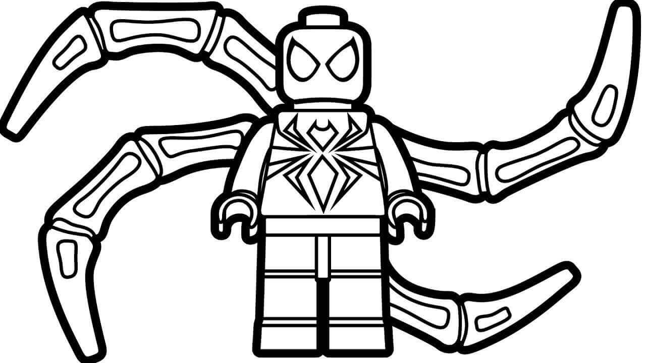 Hombre Araña de Hierro Lego