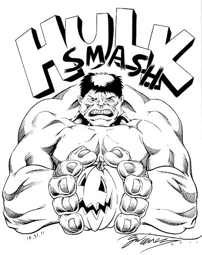Hulk Smash en Halloween