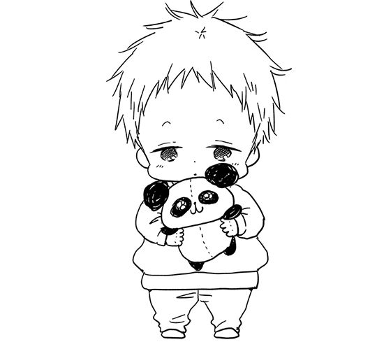 Kotaro con Panda Teddy