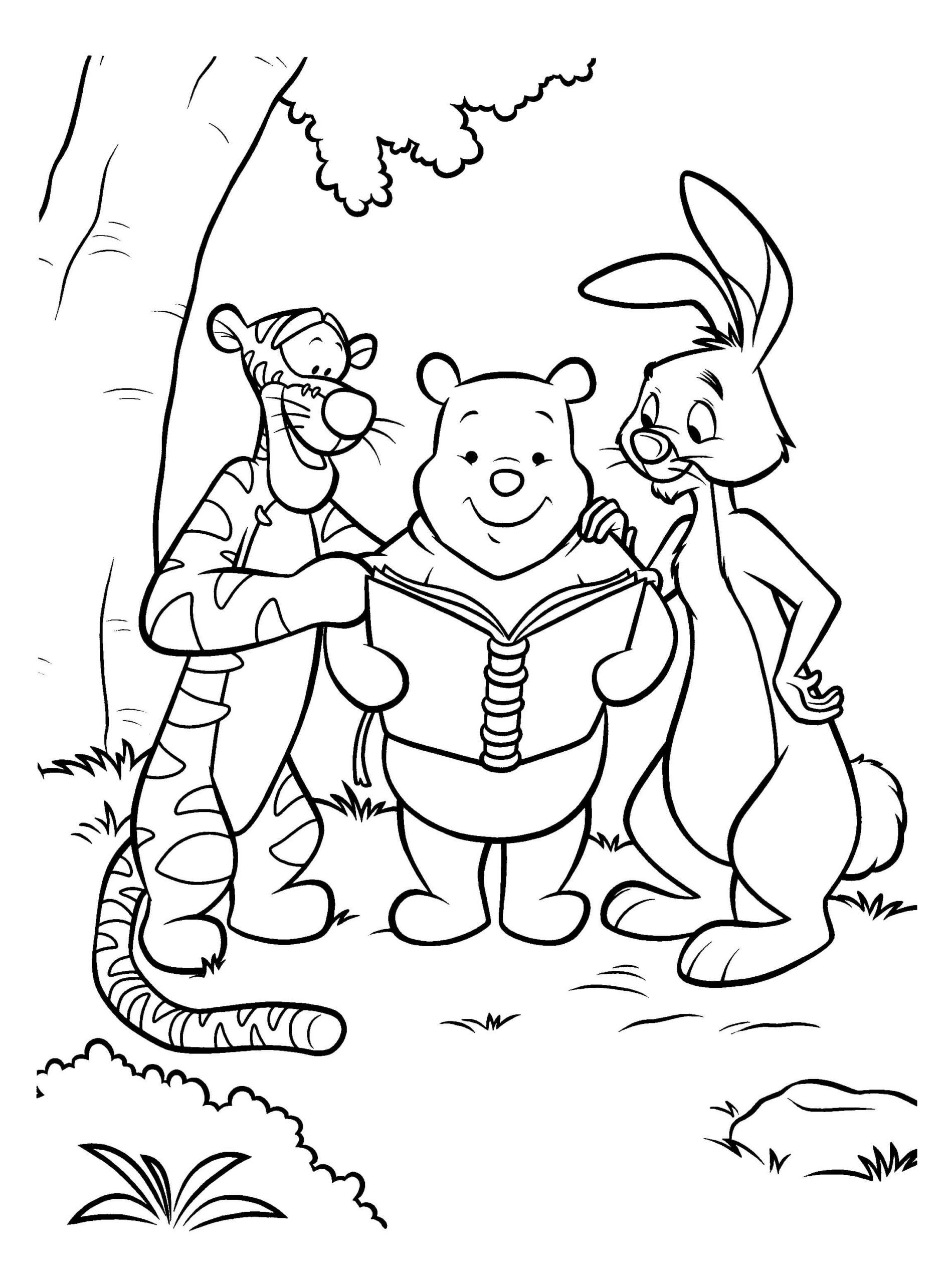 Lectura y Amigos de Winnie de Pooh