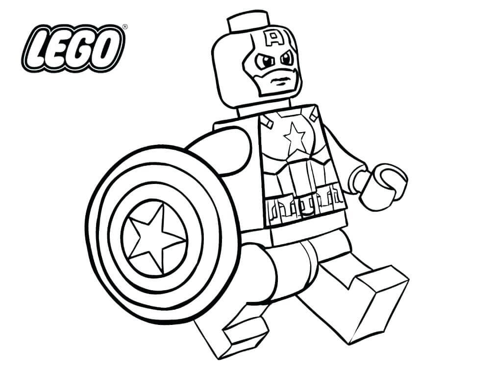 Lego Capitán América Caminando
