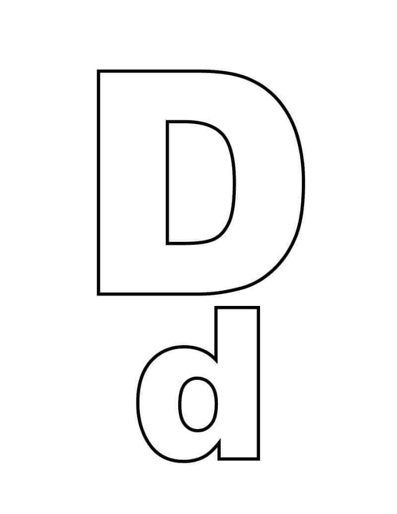 Letra D 1