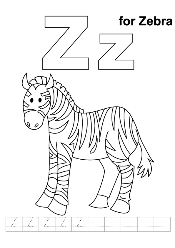 Letra Z Para Zebra