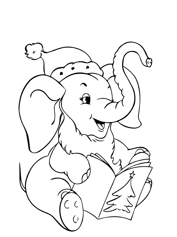 Lindo Elefante Navidad