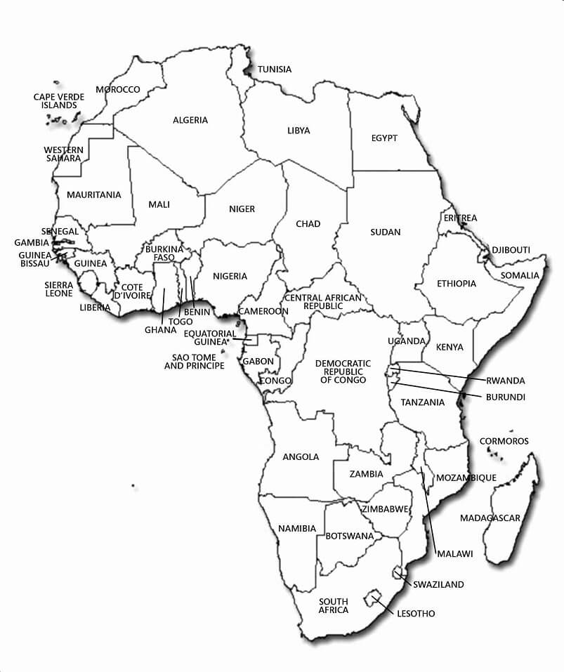 Mapa De Africa