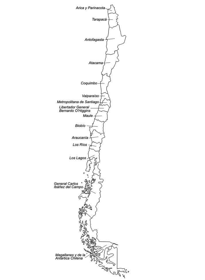 Mapa De Chile