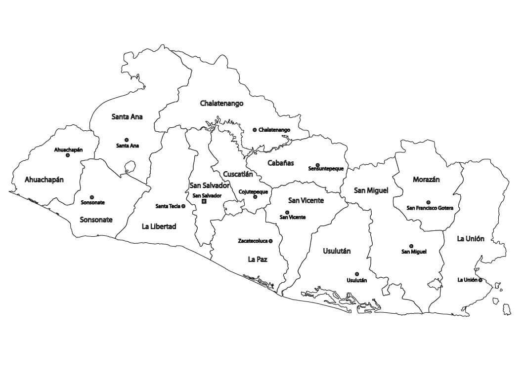Mapa De El Salvador