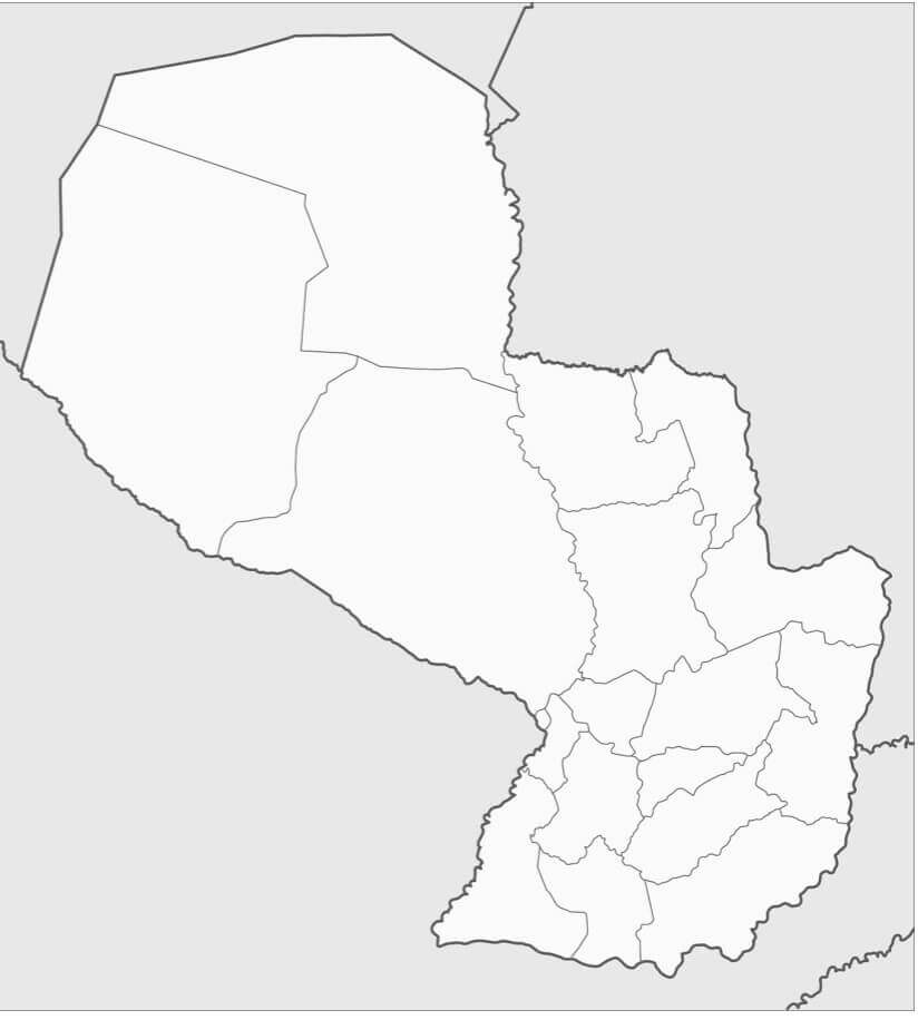 Mapa De Paraguay