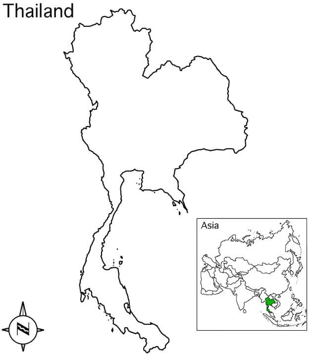 Mapa De Tailandia