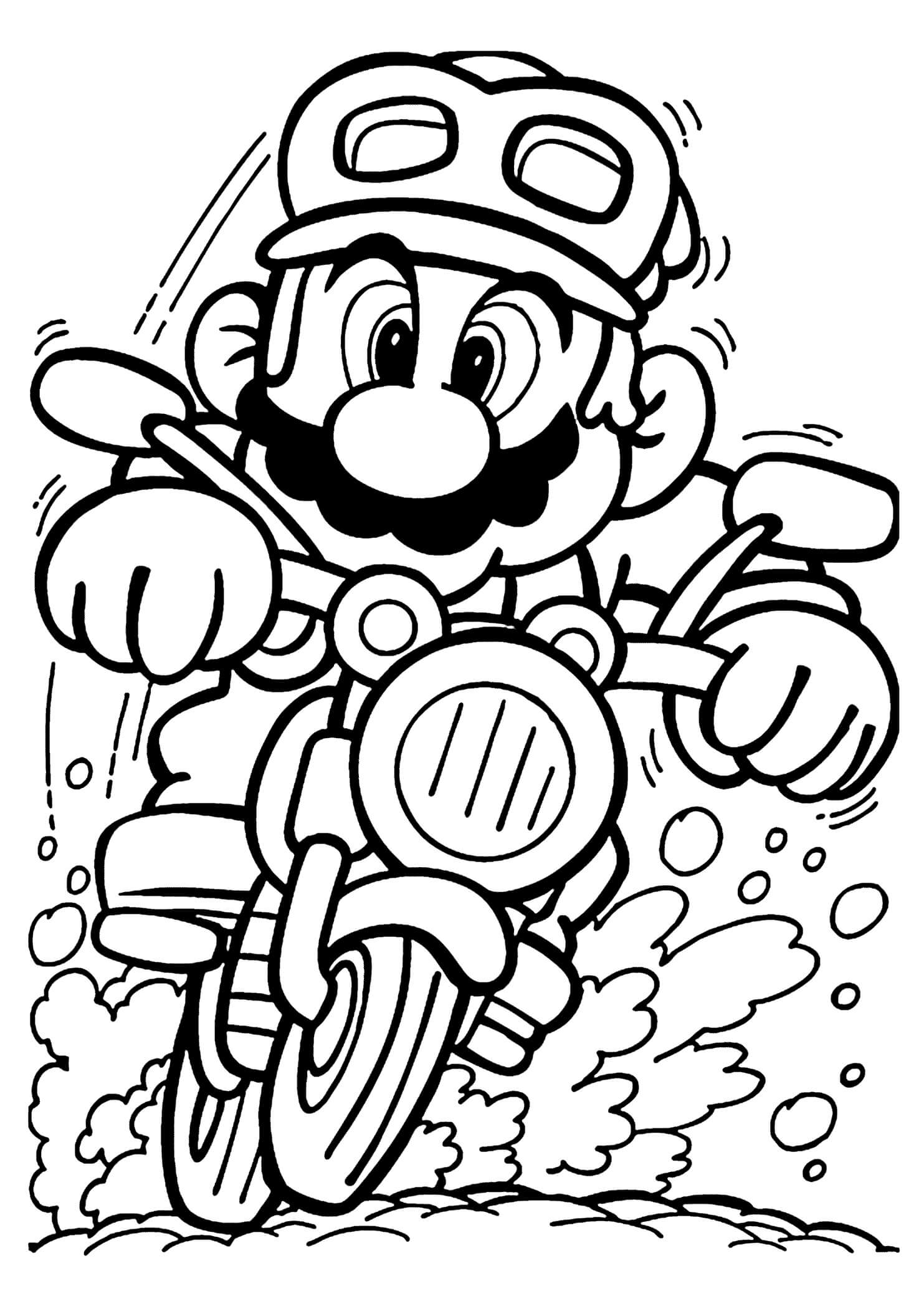 Mario Conduciendo