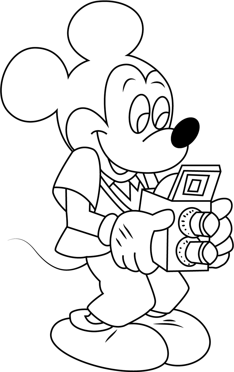 Mickey Ratón Con Cámara