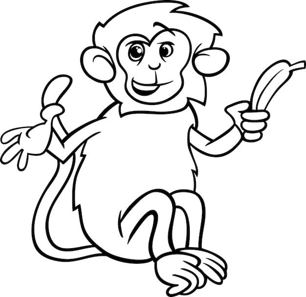 Mono Divertido con Plátano