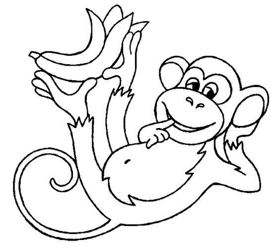 Mono Divertido con Plátano