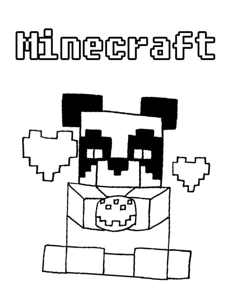 Panda en Minecraft