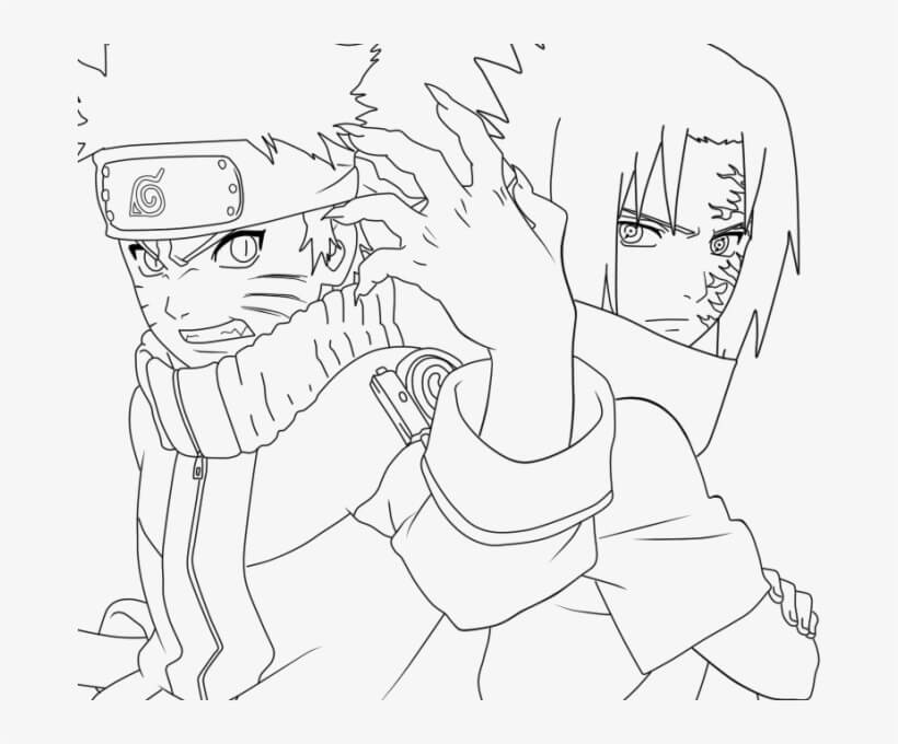 Pequeño Sasuke y Naruto