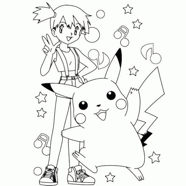 Pikachu y Kasumi