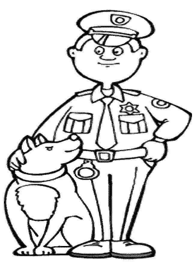 Policía y Perro
