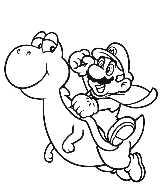 Super Mario Con Yoshi