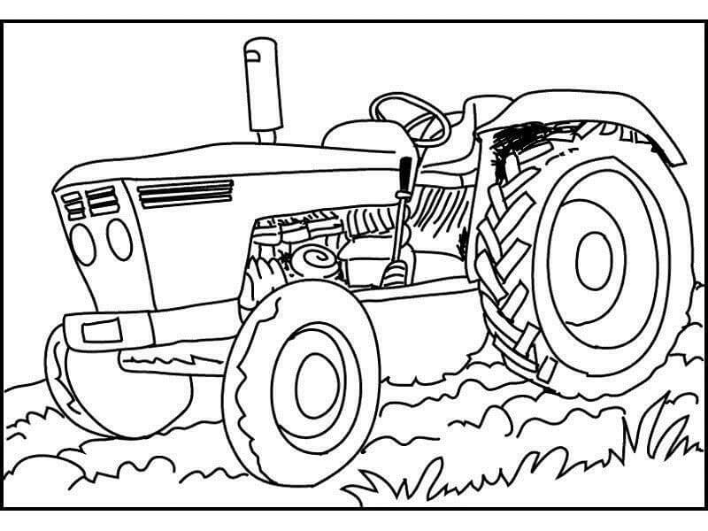Tractor De Dibujo