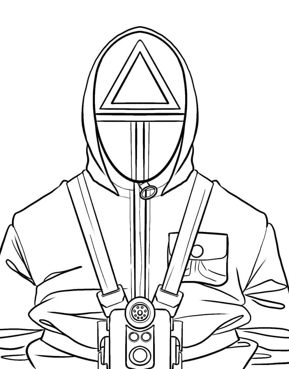 Uniforme de la Guardia Roja del Triángulo de la Cara