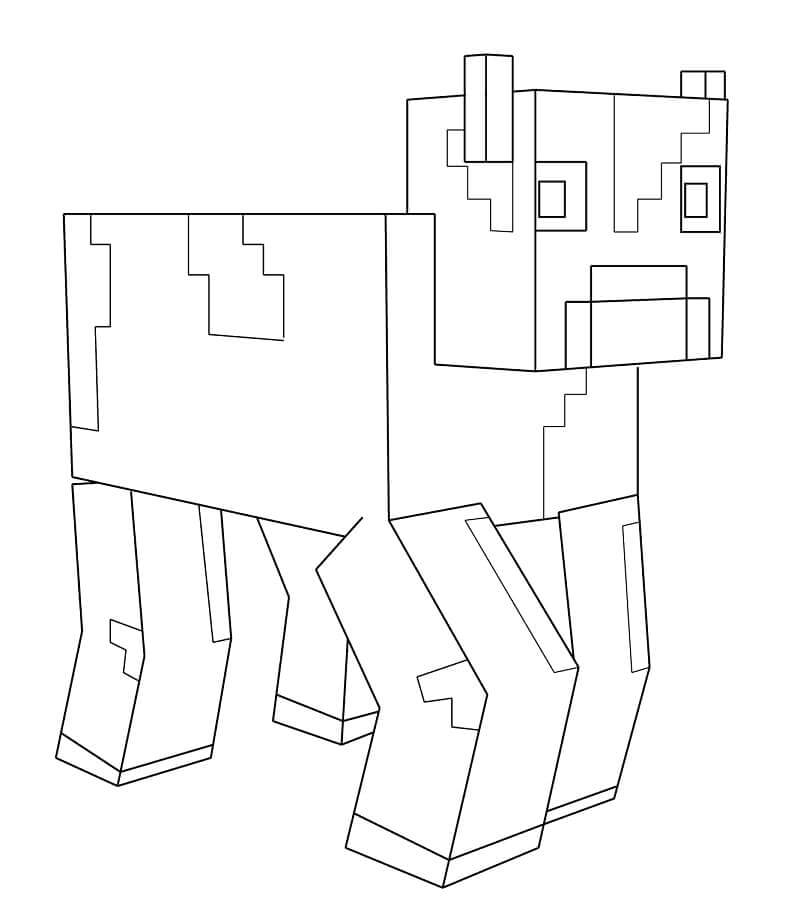 Vaca de Minecraft