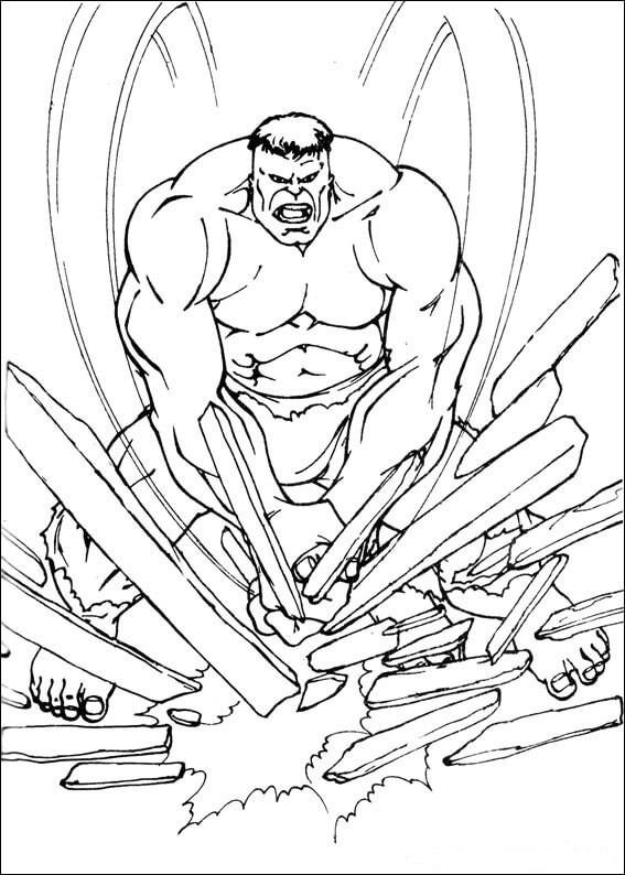 Xilografía de Hulk