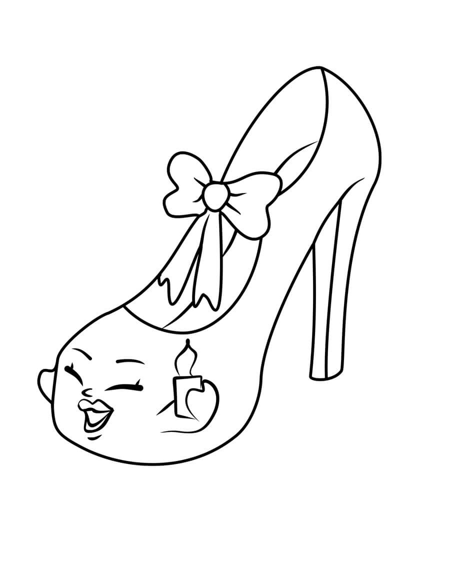 Zapatos de Tacón alto de Dibujos Animados